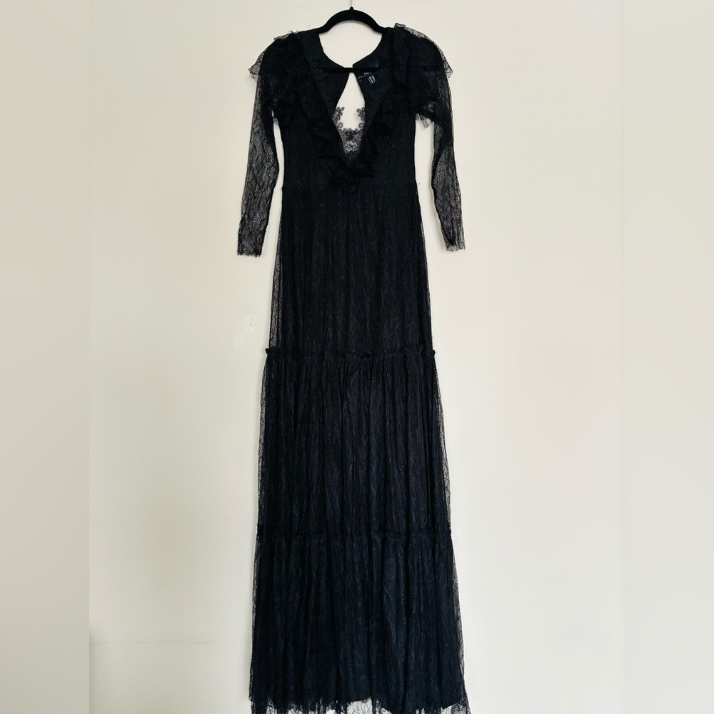 Lace elegant Black Dress